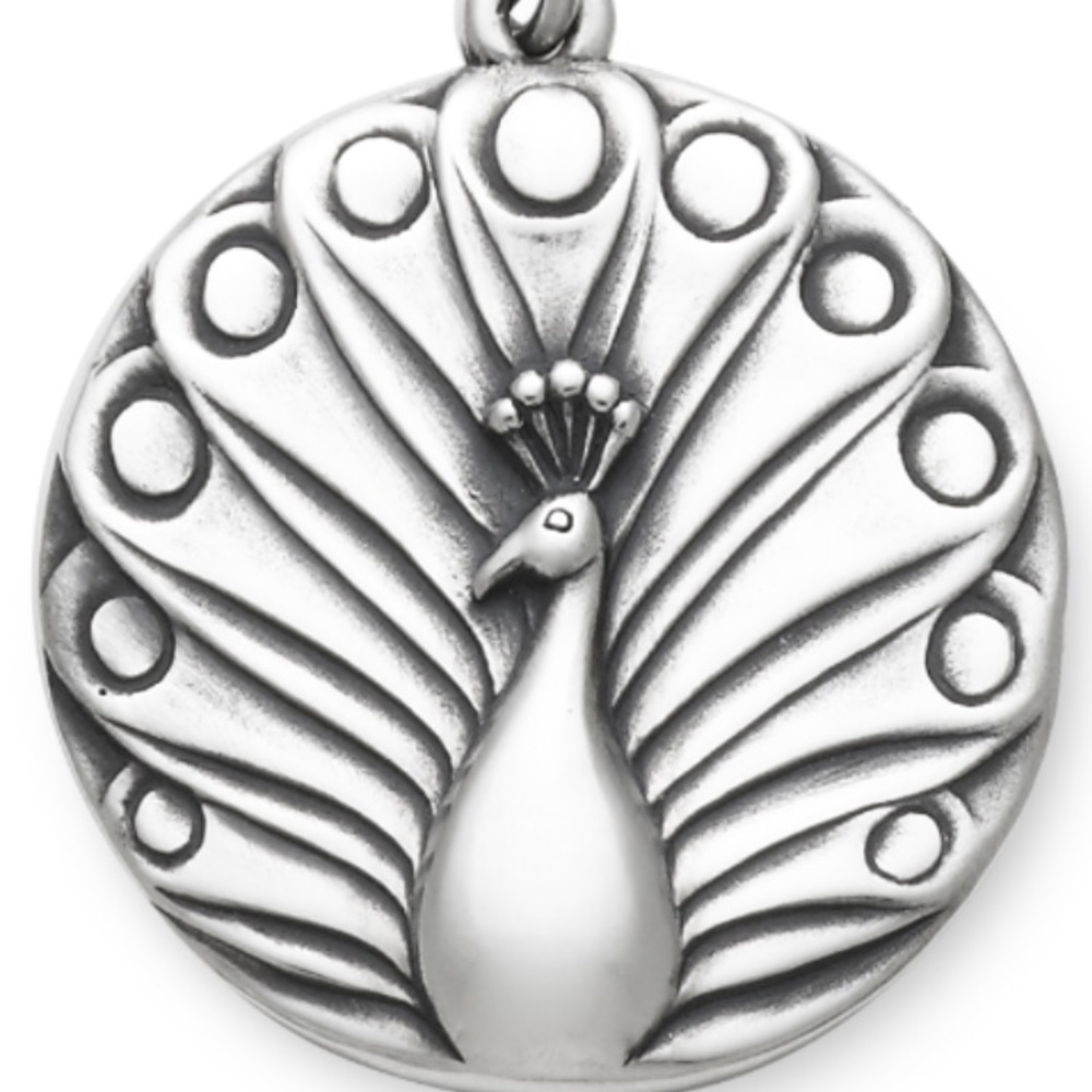 ISO Retired Peacock pendant by James Avery.